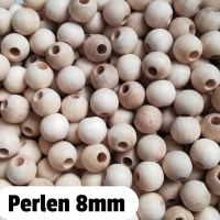 Holzperlen 8mm roh57